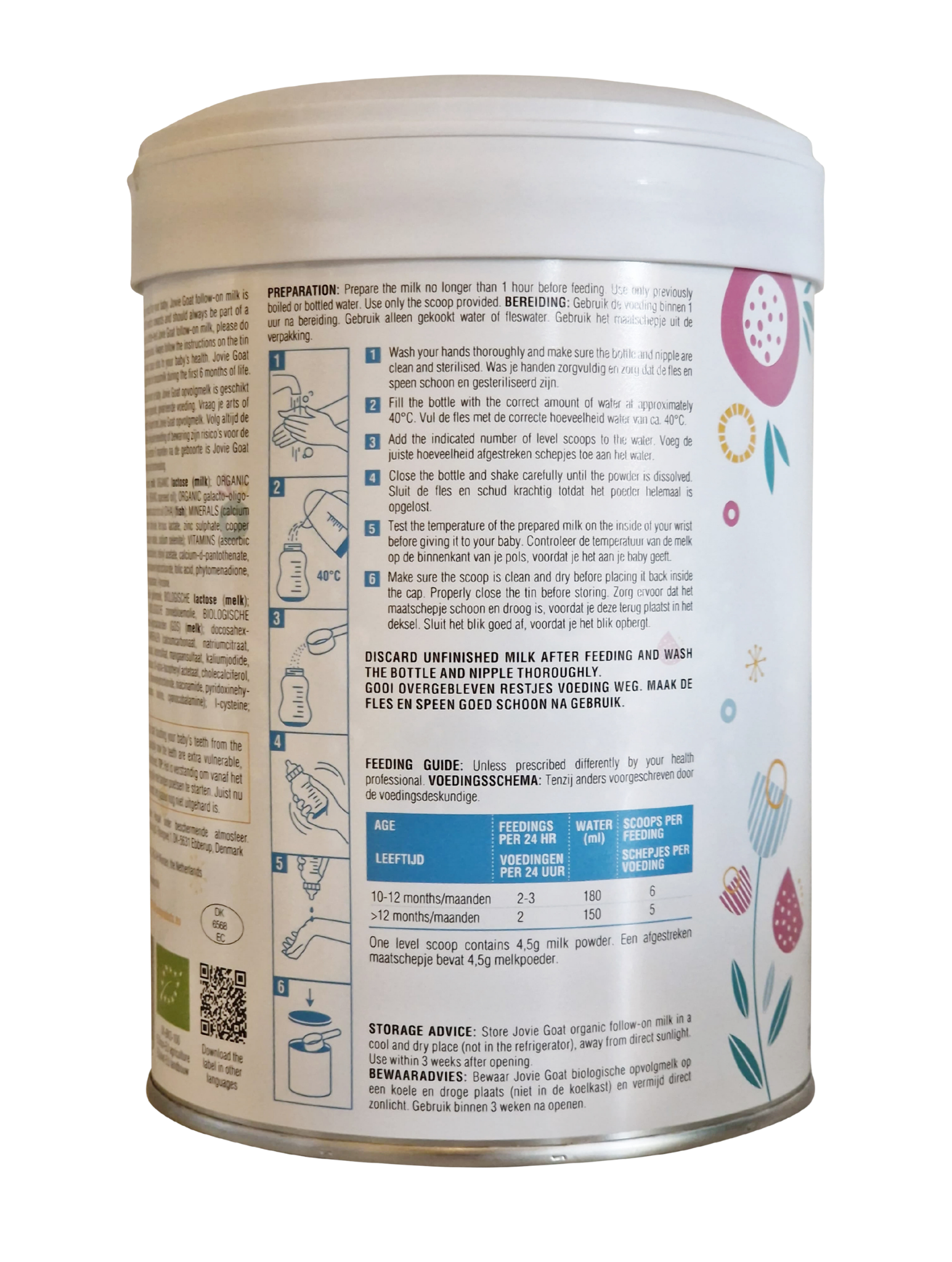 Jovie Goat Organic toddler milk