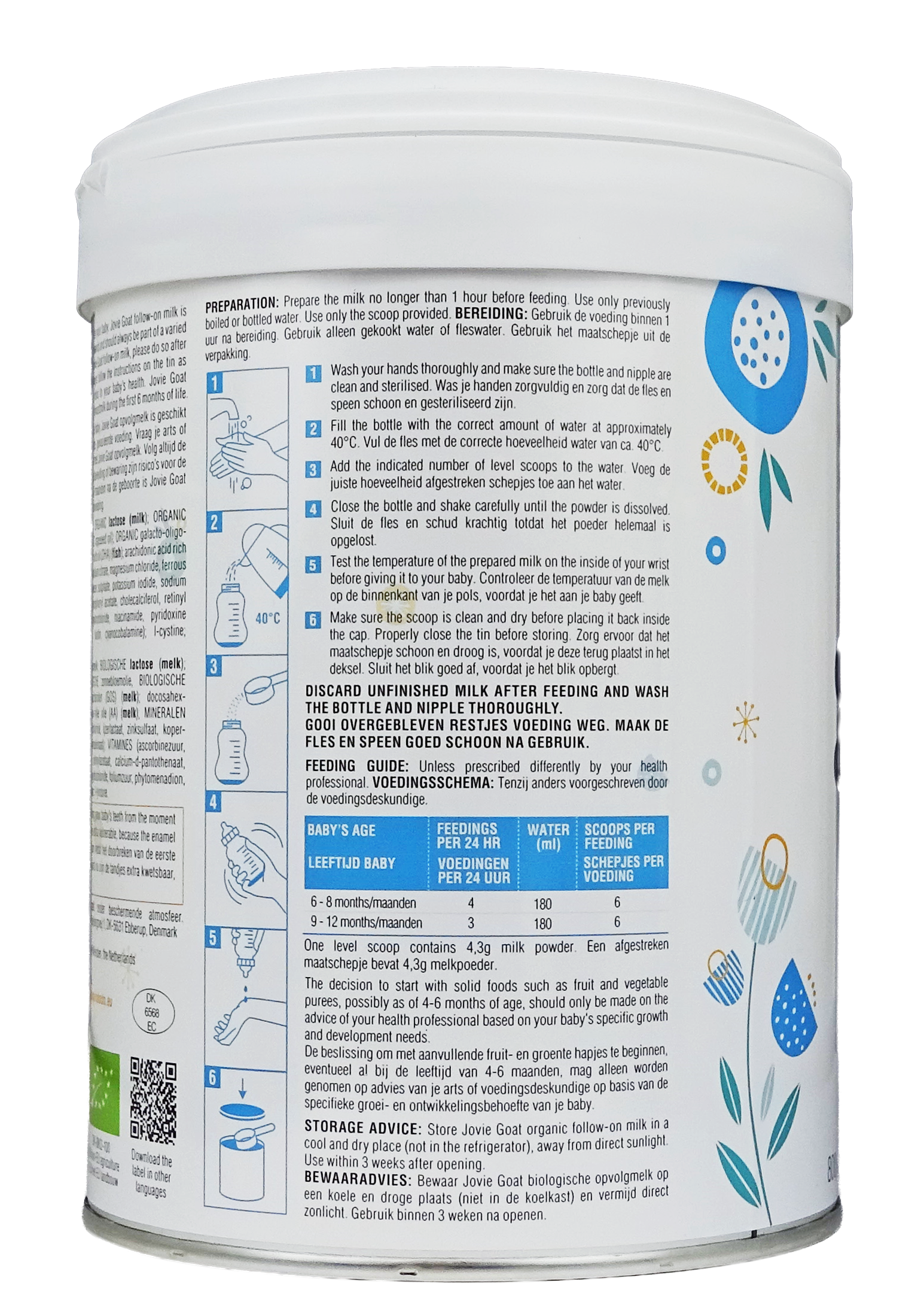 Jovie Goat Organic follow-on milk